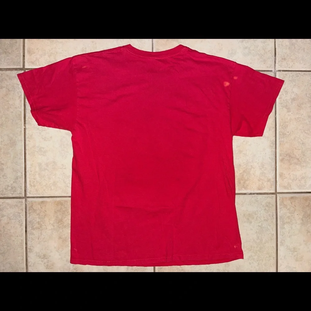 Y2K Disney Florida Fireworks Red Tee Mens Large - Picture 3 of 4